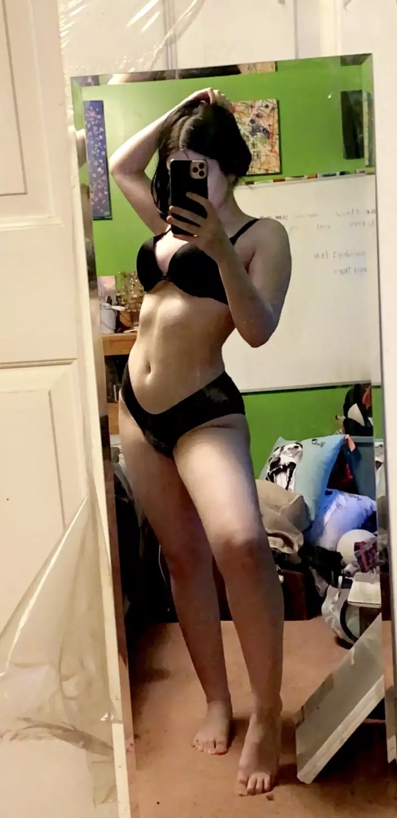 23[F] just wanted to show off my new underwear 😋🖤