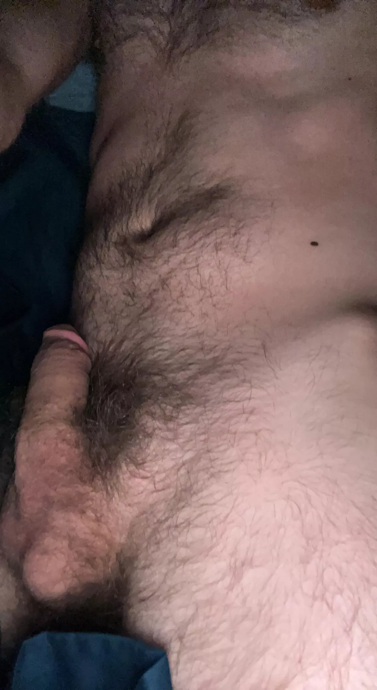 (33) I love the way the flash shows off my hairy body. HMU