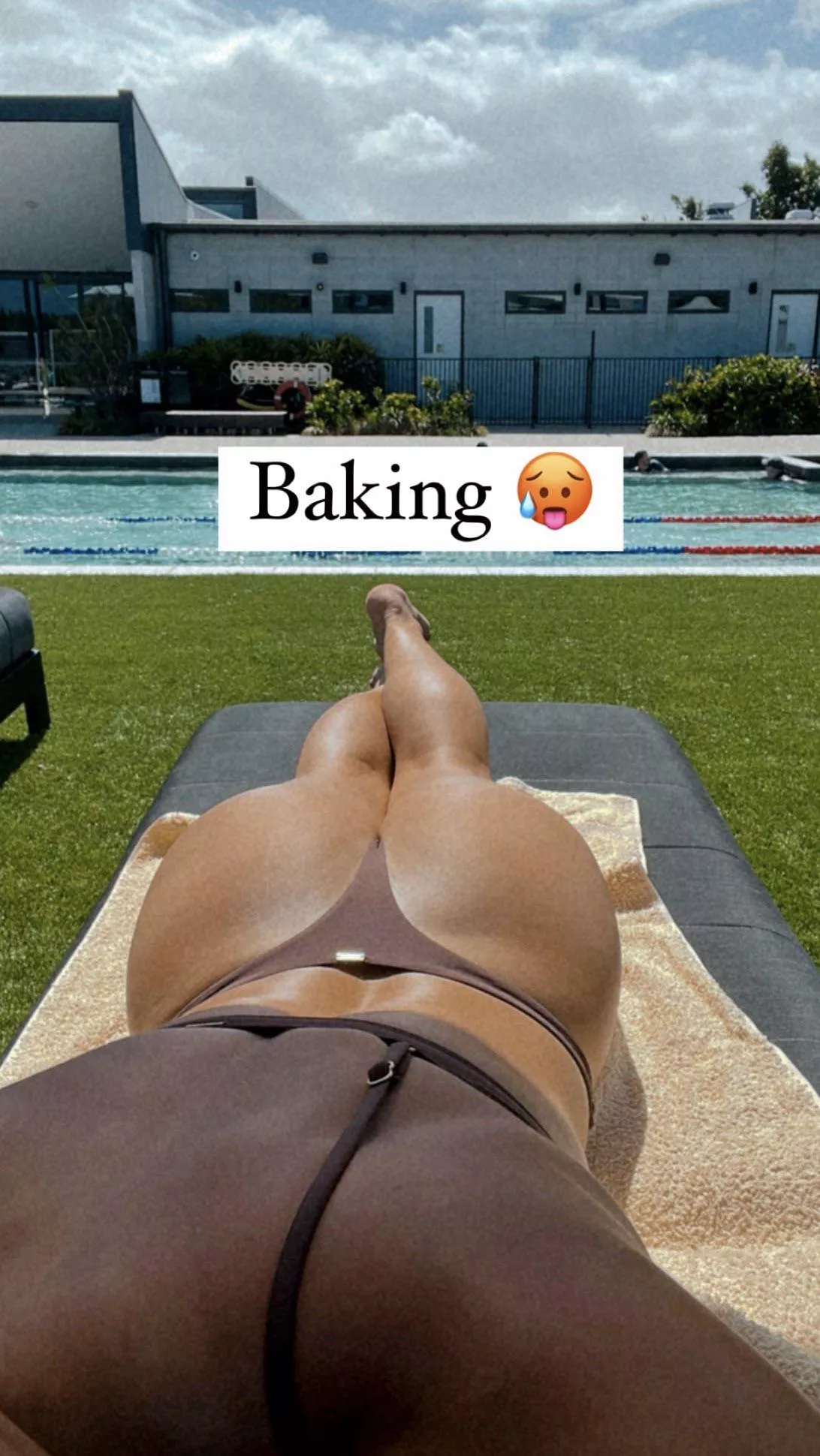 Baking by the pool