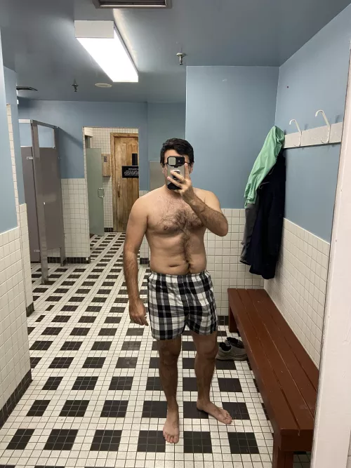 Boxers matching the floor pattern