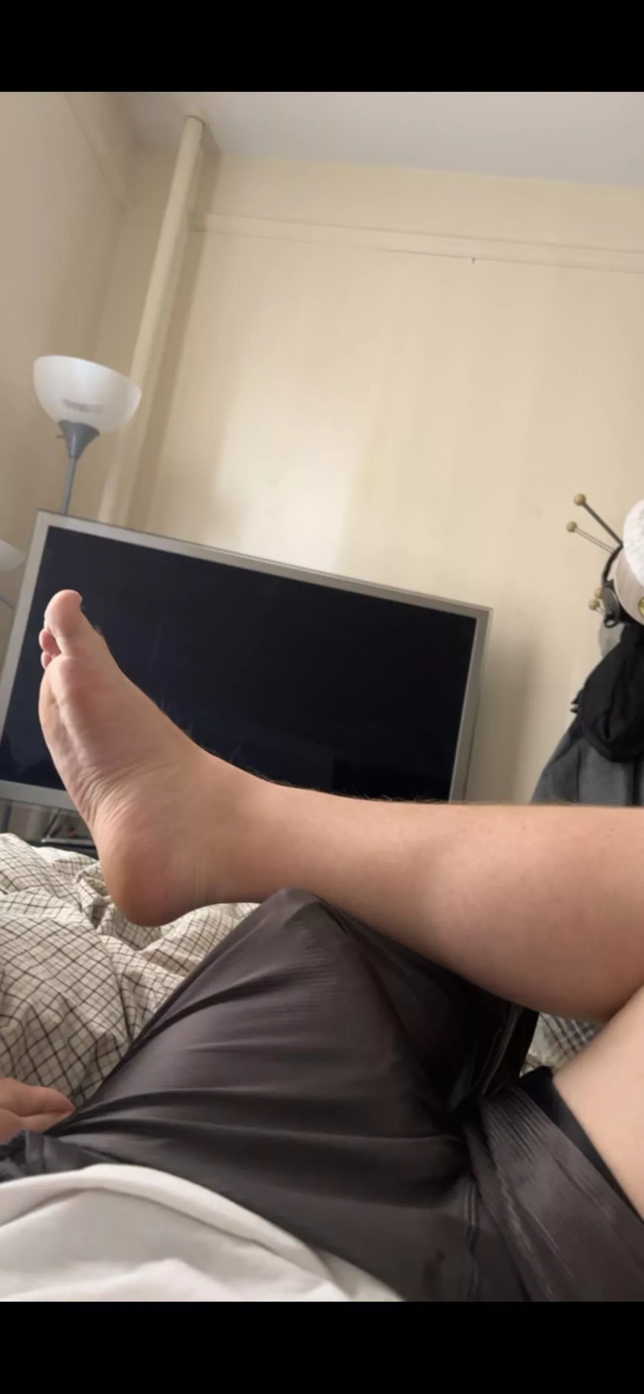 Bulge with a cute little foot