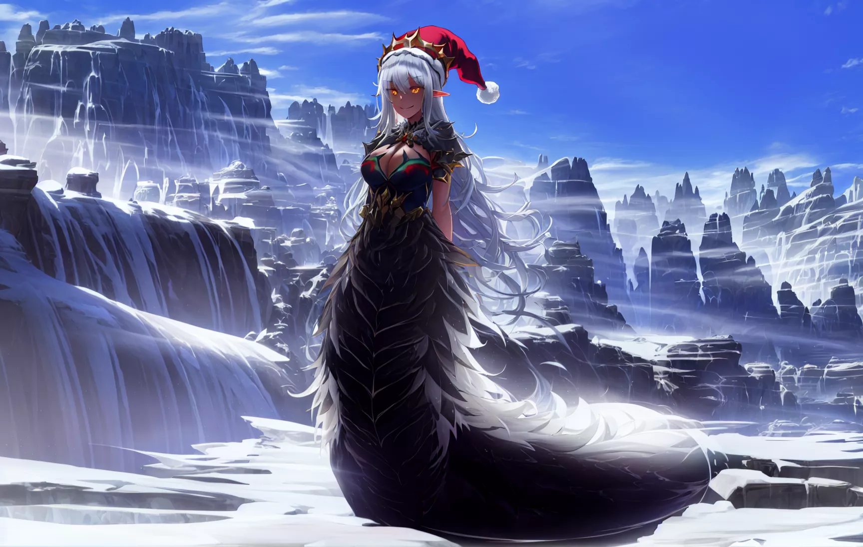 Christmas Bunyip (AI)