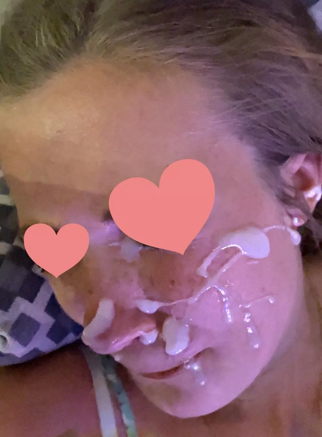 Cum face for real amateur girl