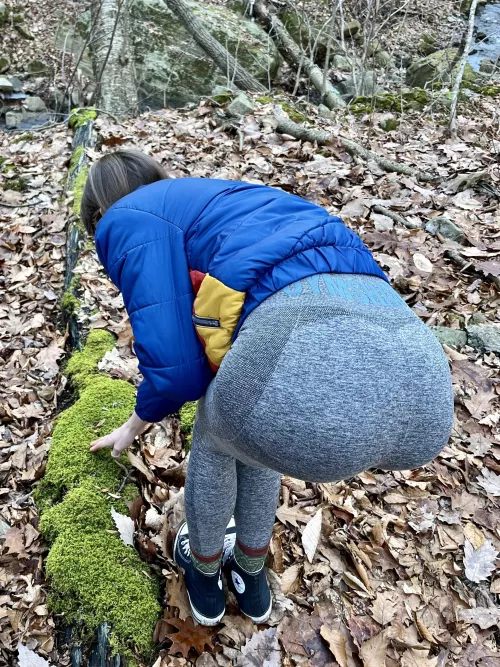 Cute lil butt on a hike