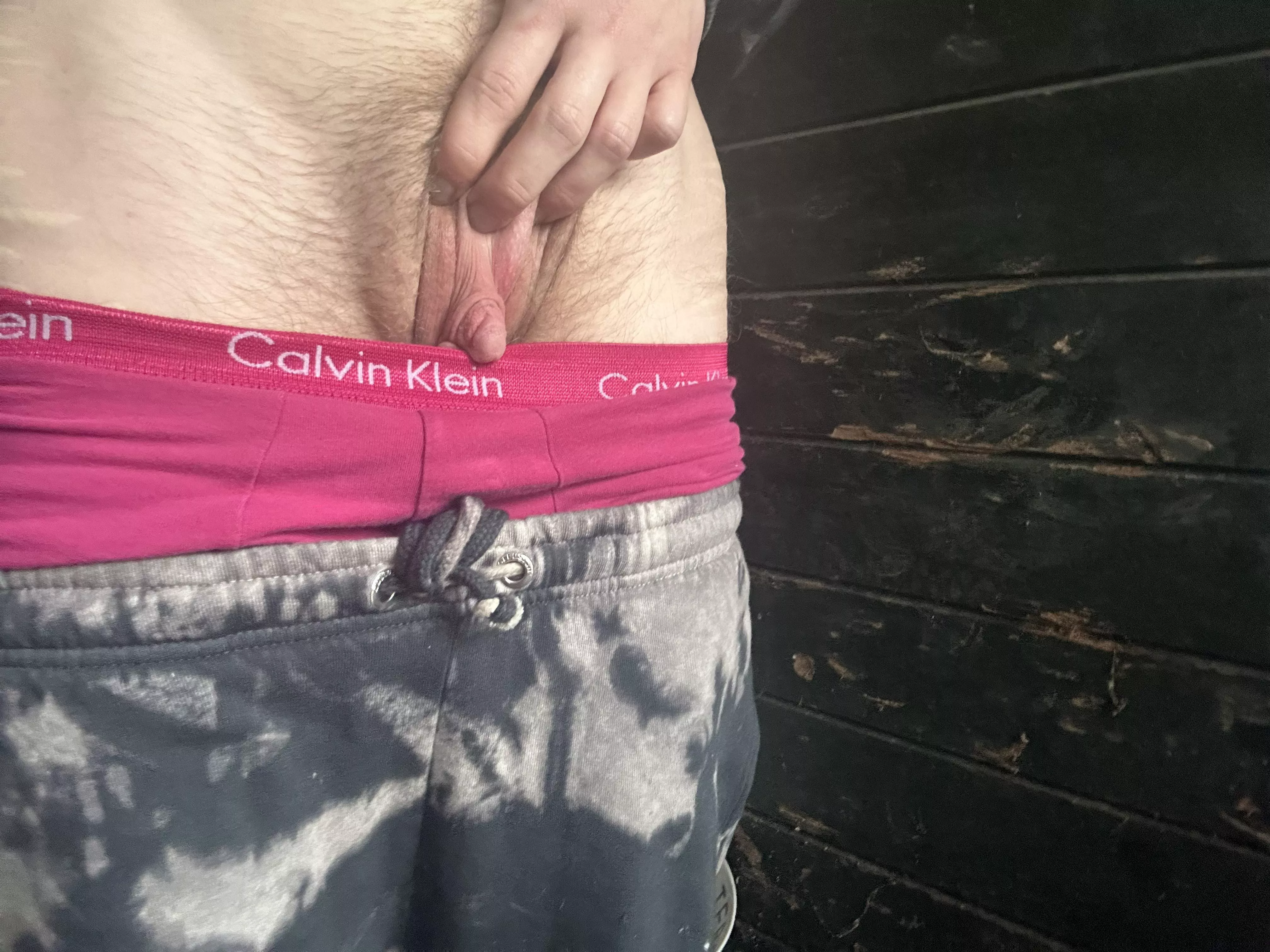 Don’t mind me showing off my small trans man dick in public