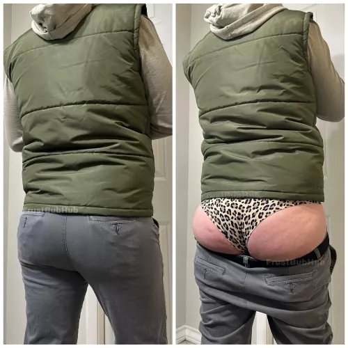 First time heading out in panties. Happy NYE all