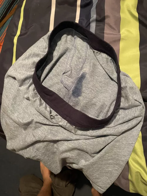 had a sticky surprise in my sleep last night