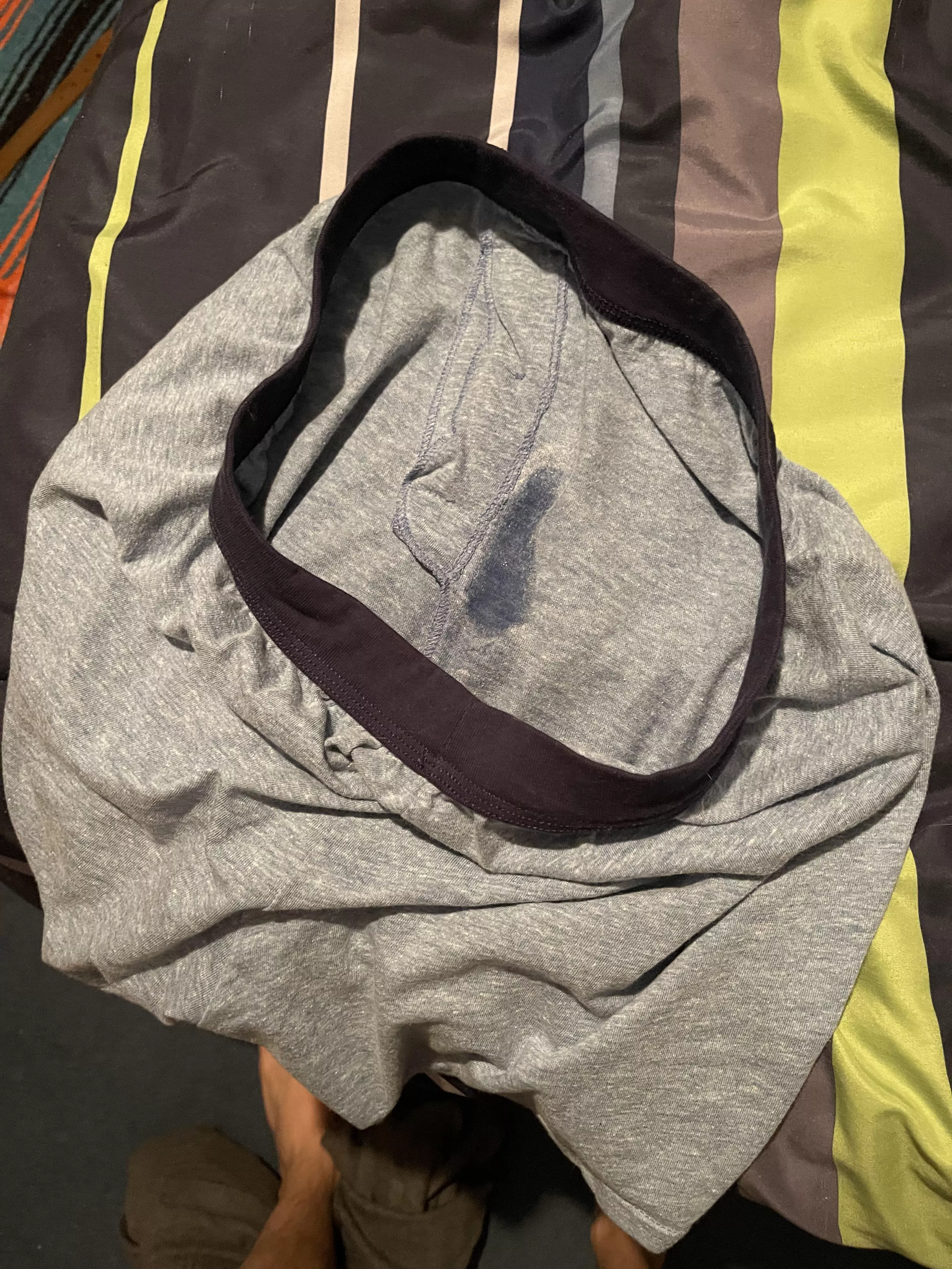 had a sticky surprise in my sleep last night