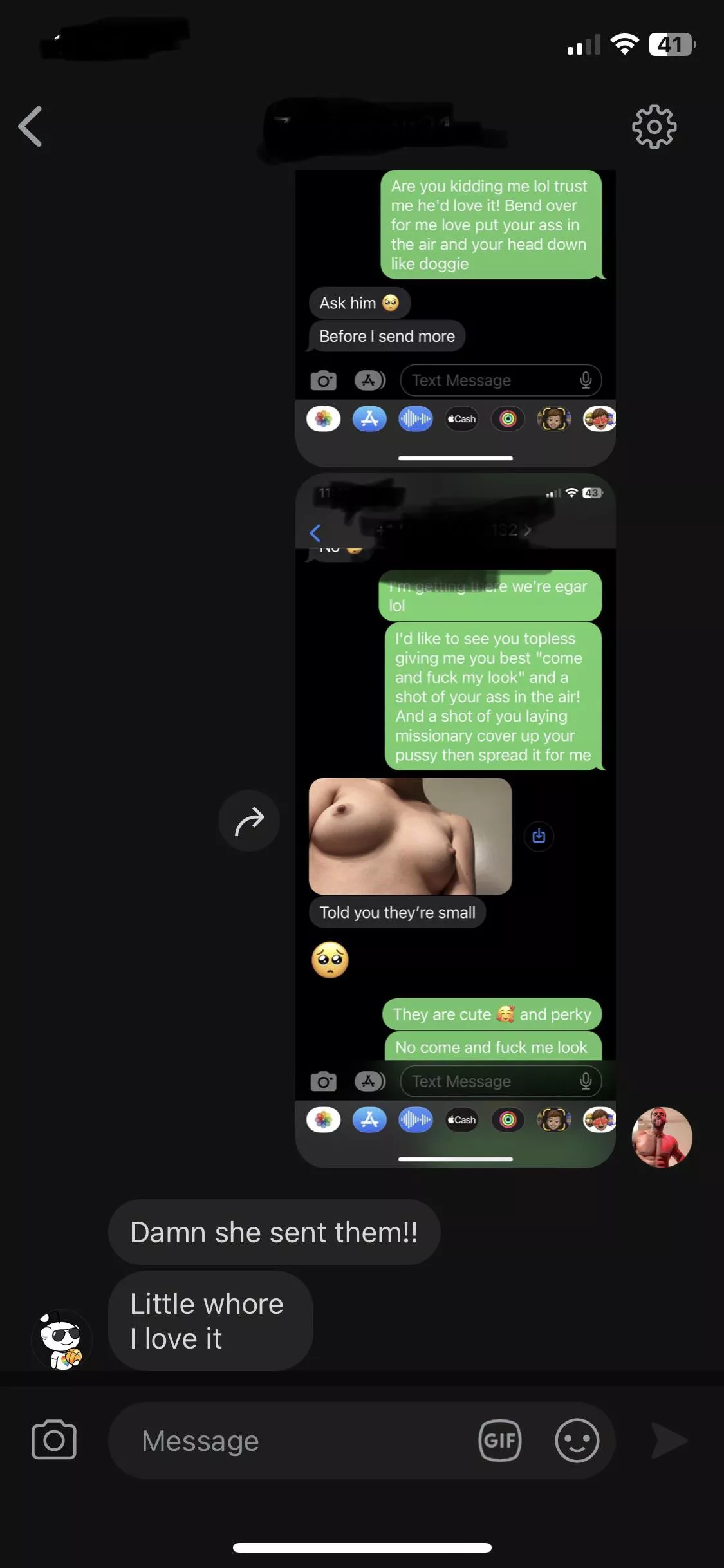 Hi there, for those still wondering i do indeed do “loyalty test”! My goal is to bring everyone closer, or if it’s a right off I want to see about fucking her! Legit. What I need is her info, name, and a pic, also something she complains about help