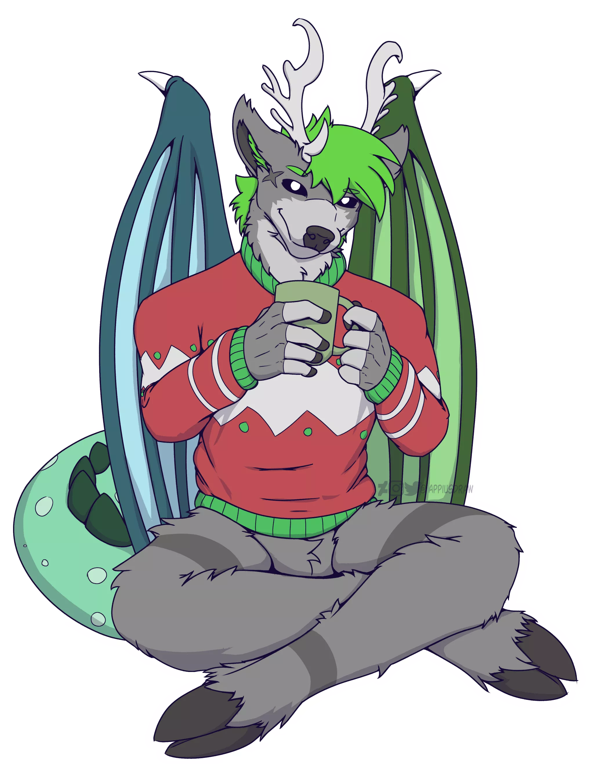 Holiday Hoodie (Art by Me)