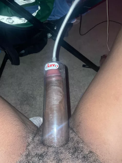 I came in my pump yesterday