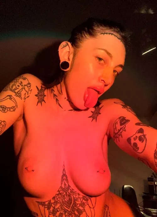 I enjoy playing with my boobs