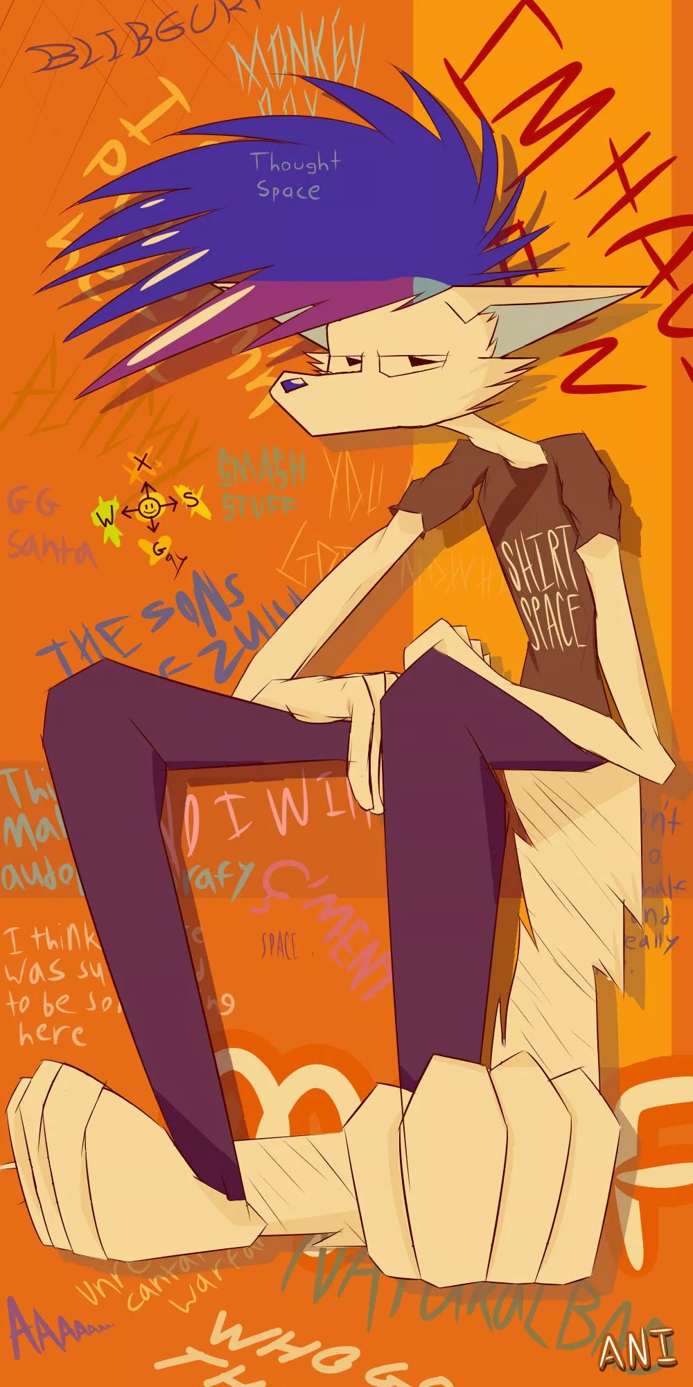 I just went with it, yknow