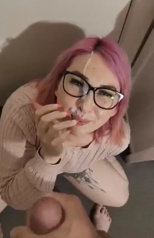 I love getting my face covered