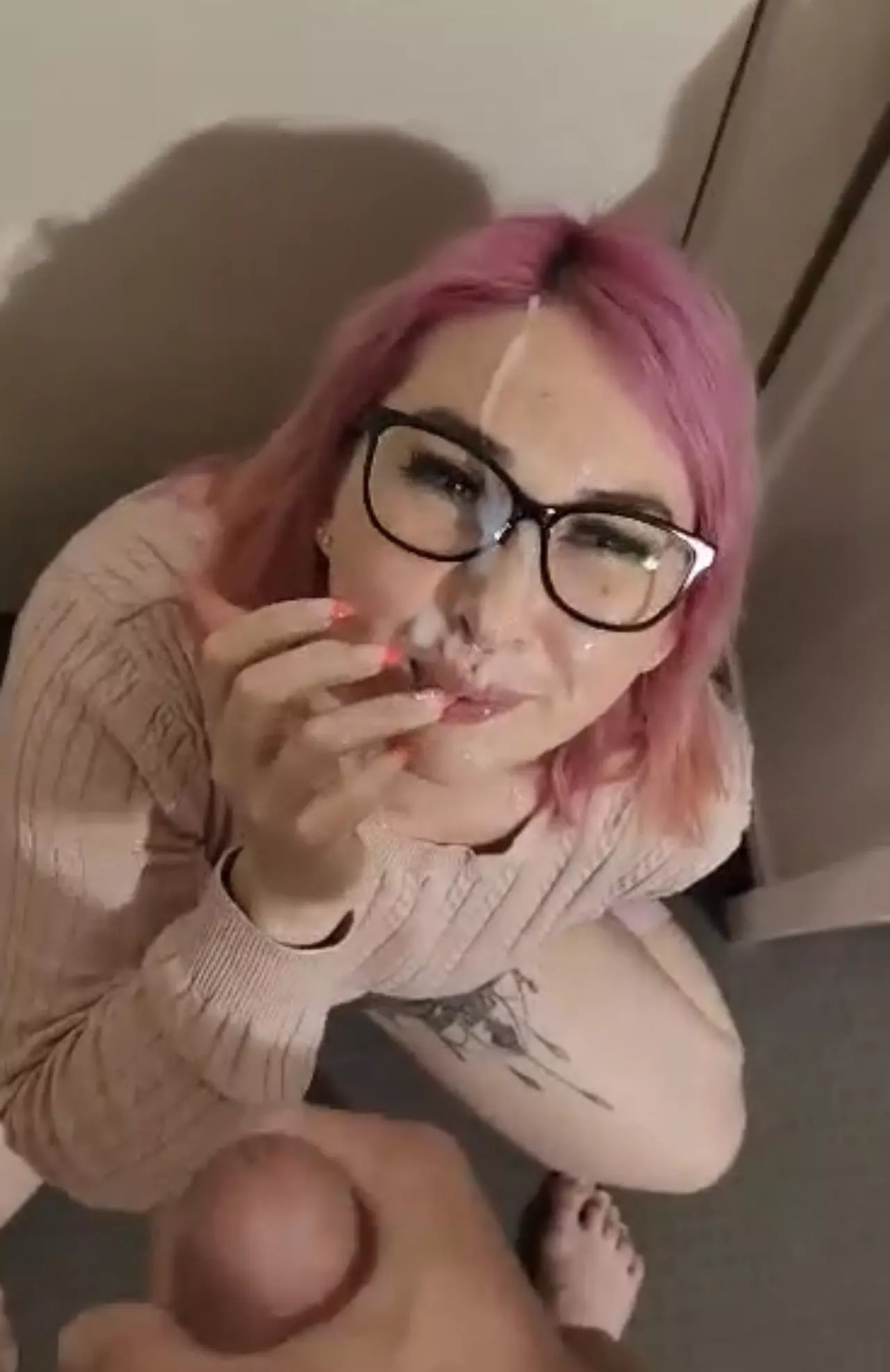 I love getting my face covered