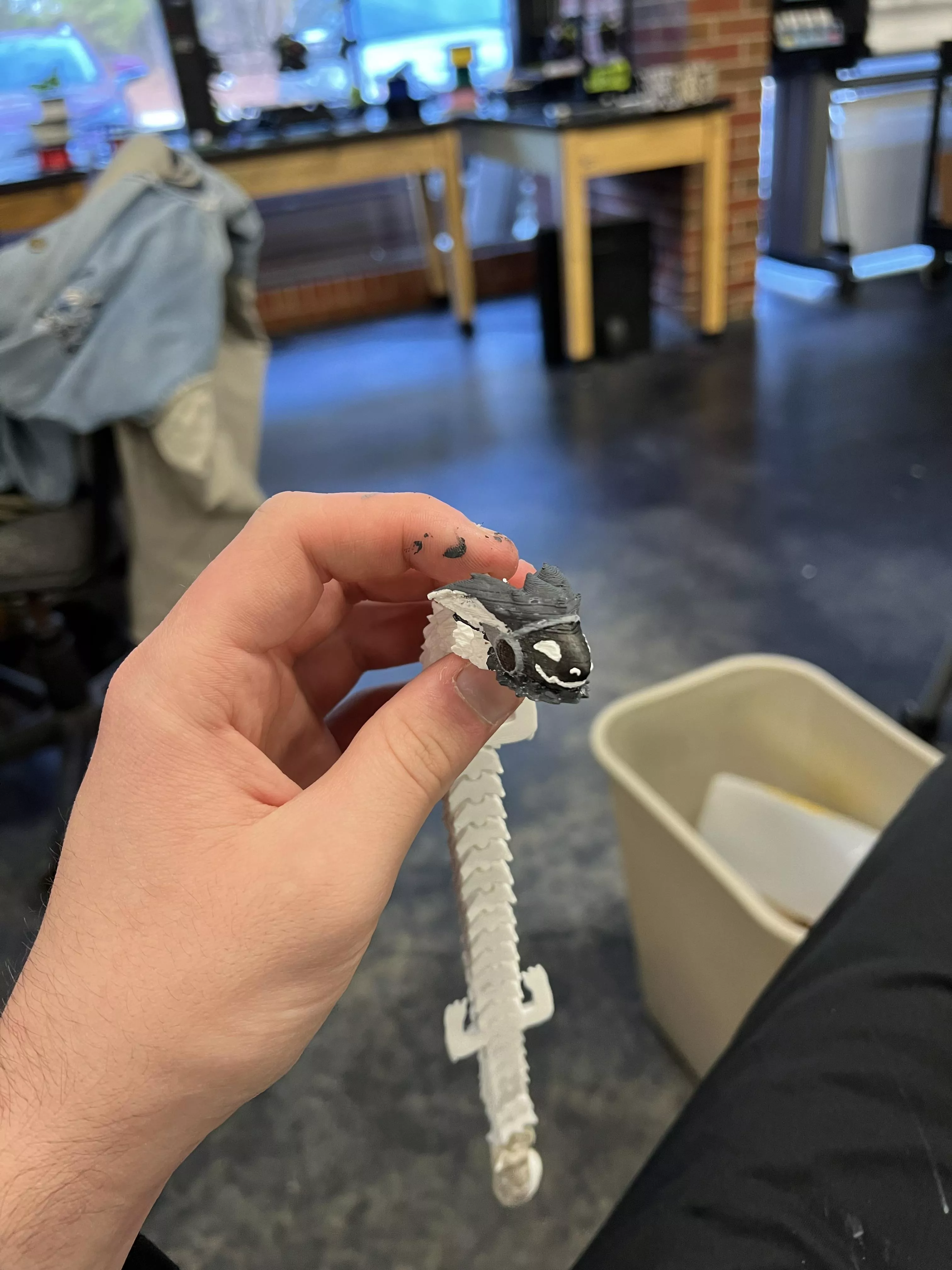 I made a floppy protogen 3d print!