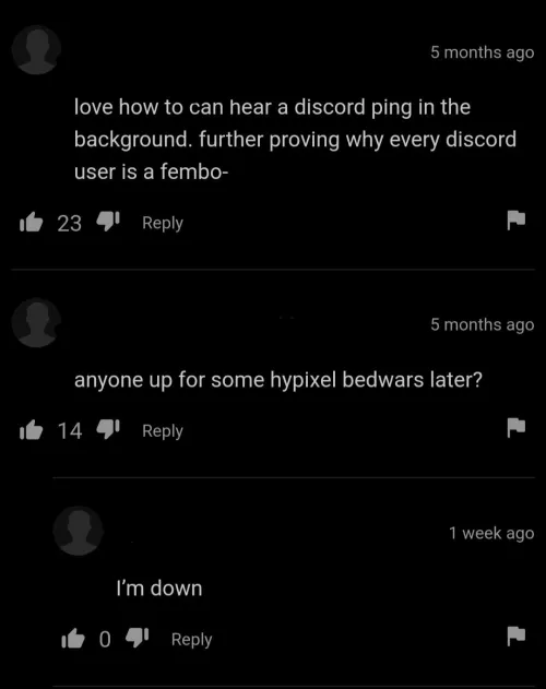 I mean, I'm down for some bedwars if you are