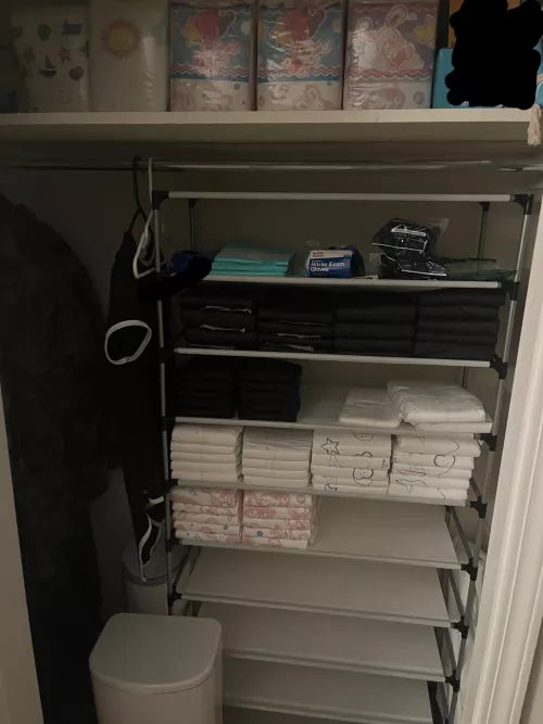 I really happy to be able to have a proper stash now.