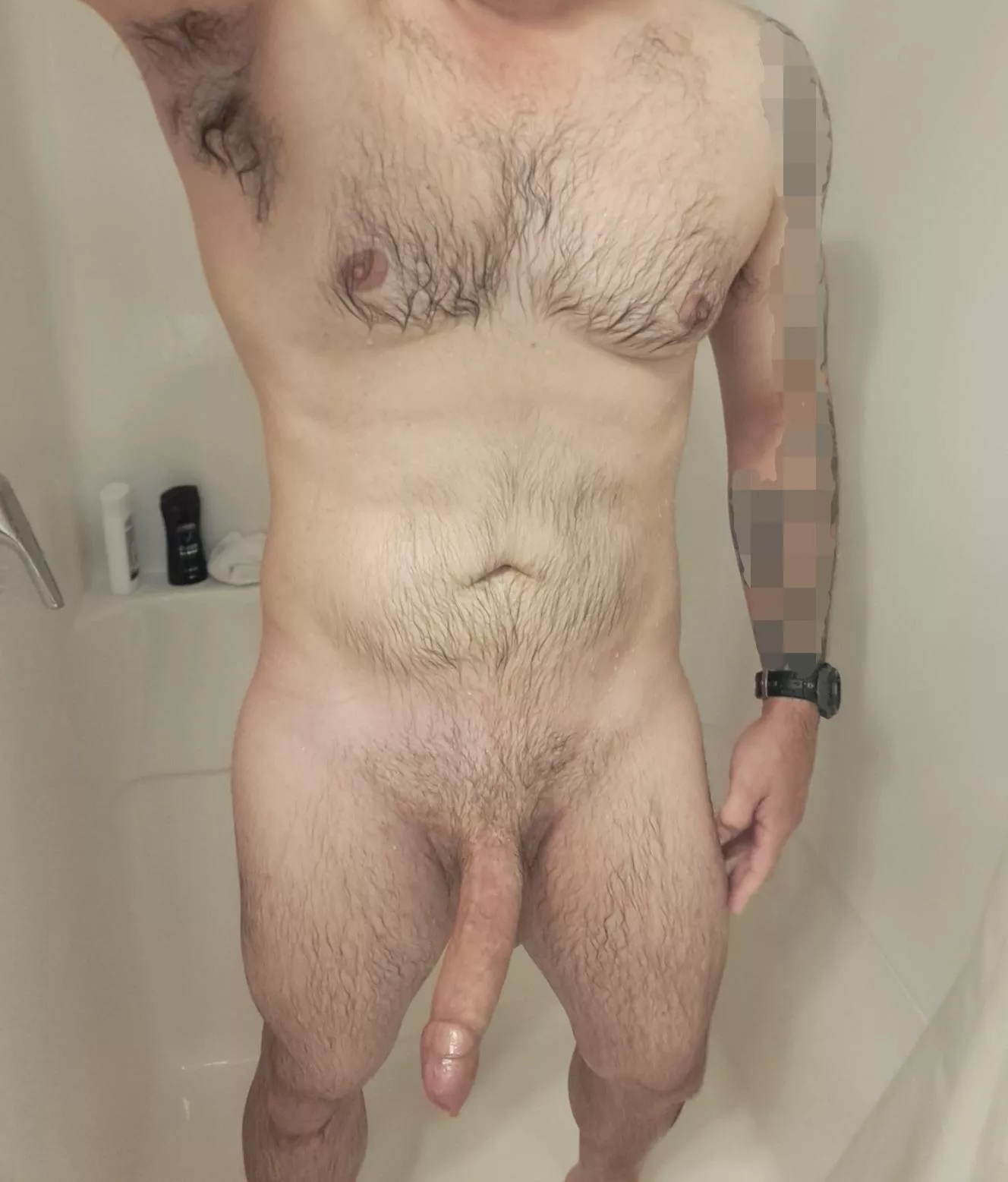 I won't mind if you drop the soap