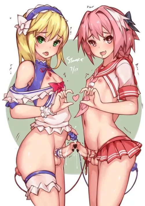 I would love to own two femboys