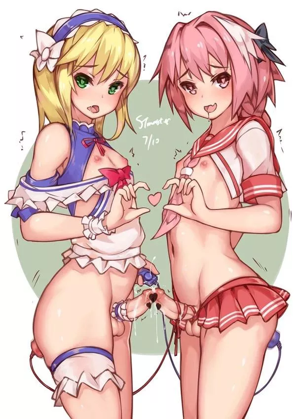 I would love to own two femboys