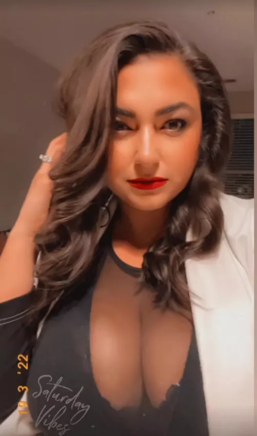 Is she really trying to hide?