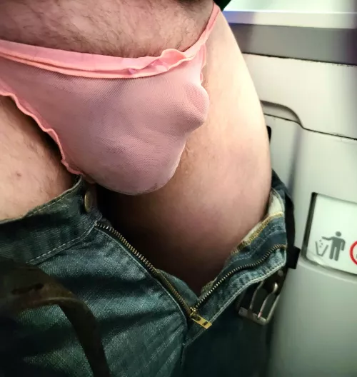 Little airplane panty bulge.