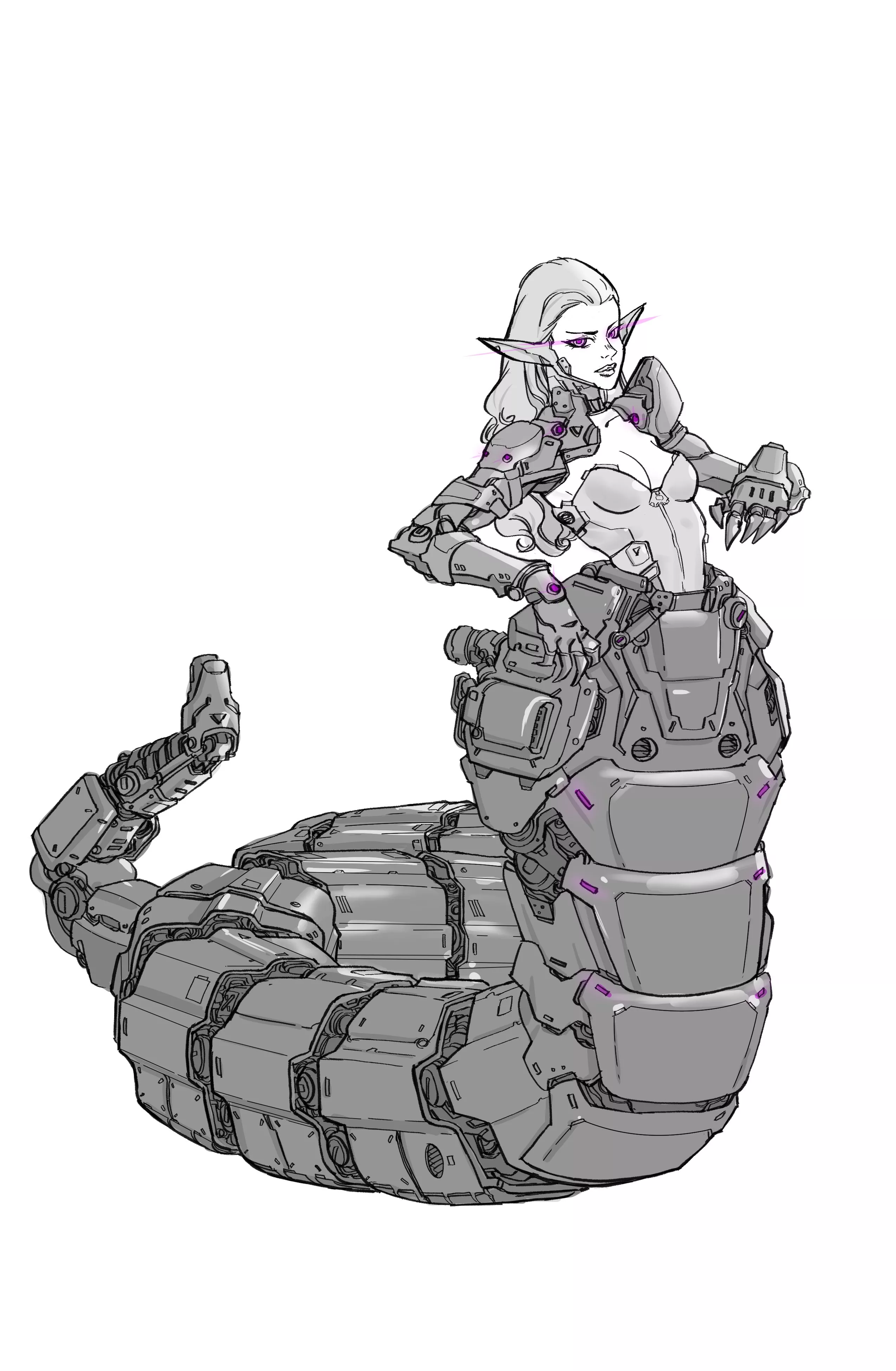 Mecha Lamia by Alex Cipriano