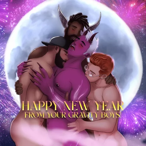 🎇🎆My OC’s from GBOYS wishing you a sexy Happy New Year!🎆🎇 (check comments for link)