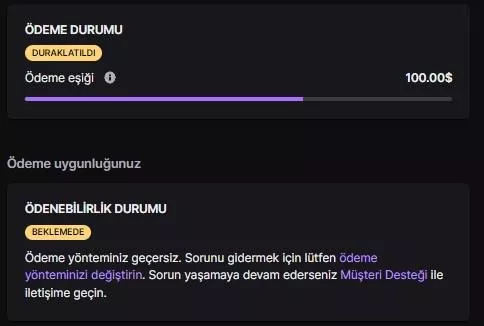 my payments are paused and i cant change my adress can someone help me