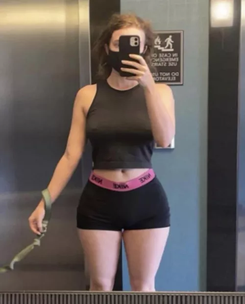 No bra to distract from my messy hair