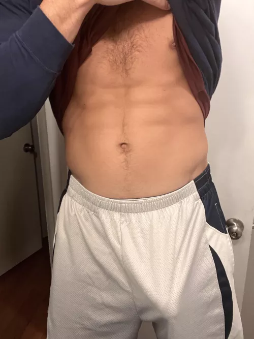 Off to the gym…let’s see who notices