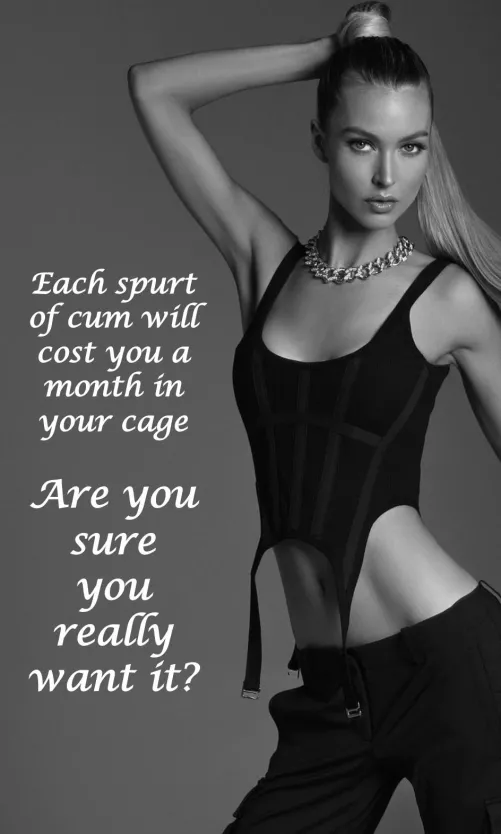 On second thought, maybe I don’t need to cum