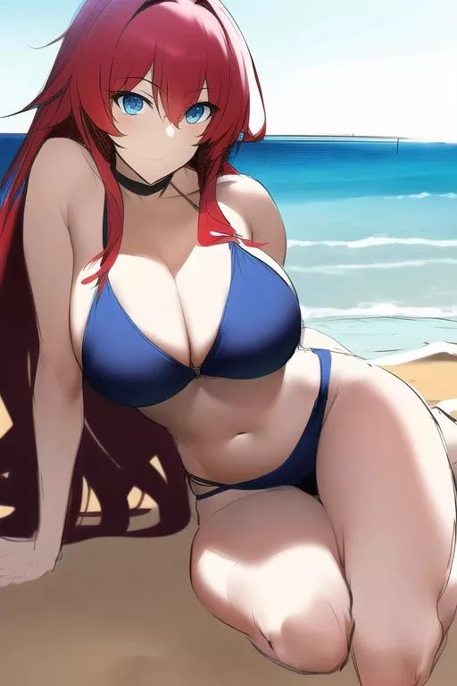 Rias Gremory Swimsuit [high school DXD]