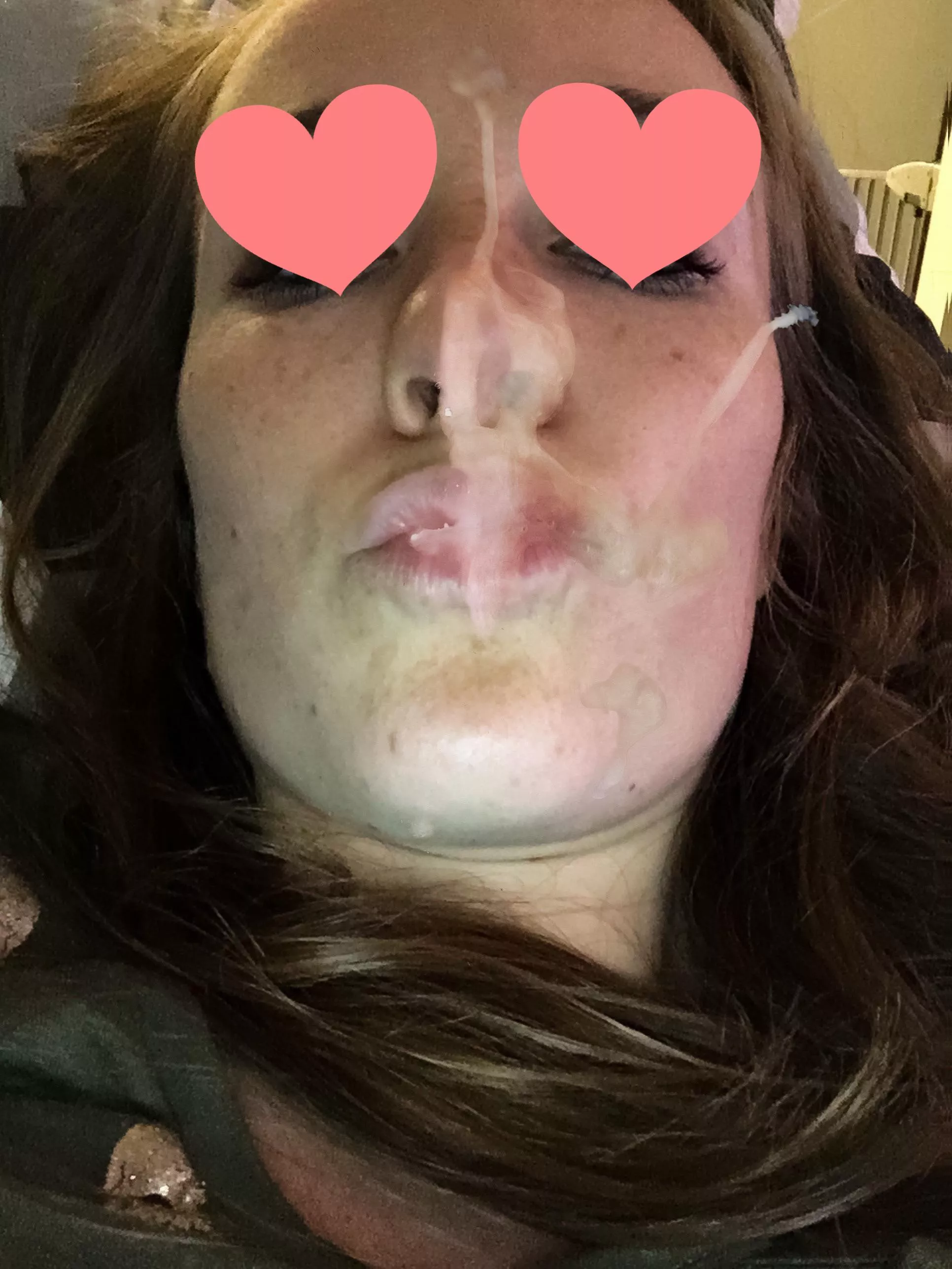 Selfie with my boyfriend's cum