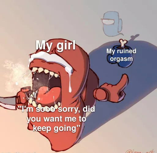 She didn't mean it she swears 😖👀