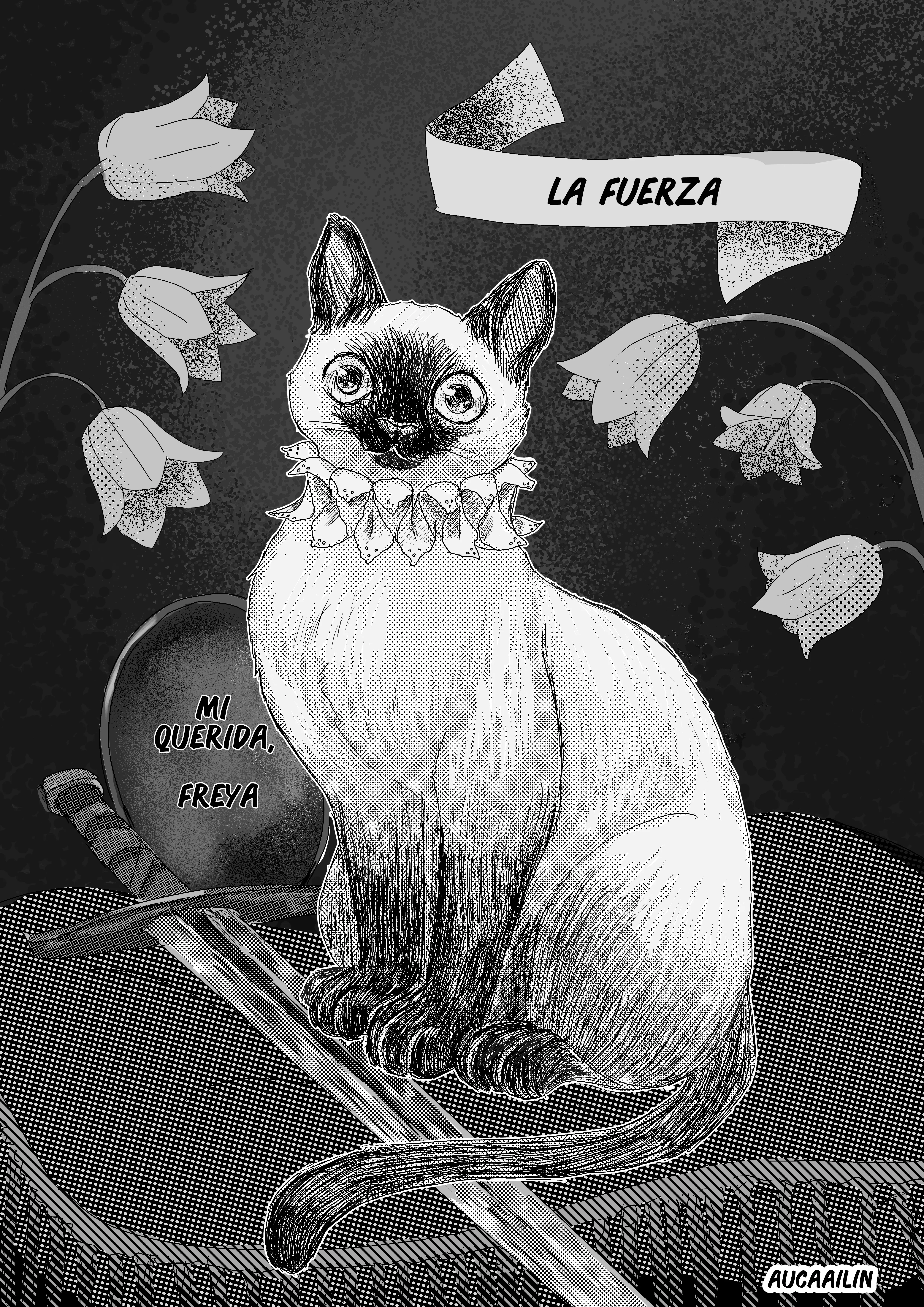 she is Freya a noble therapy cat 🐱