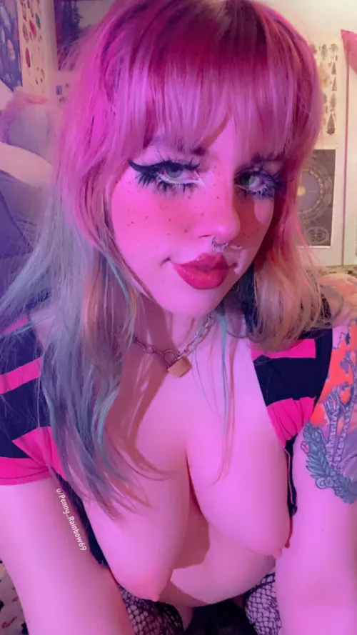 Small titty goth gf at your service