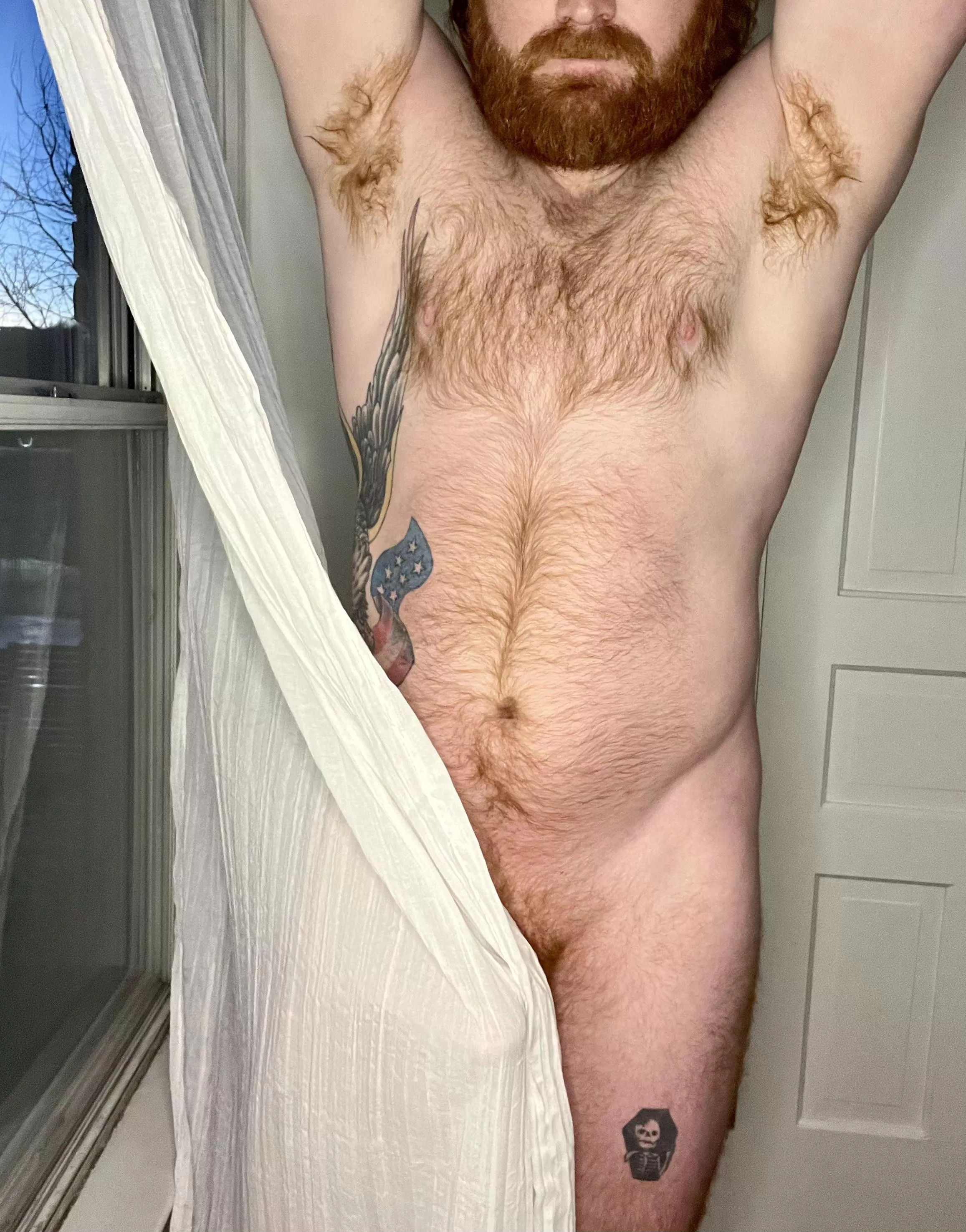 Some sweaty, ginger pits
