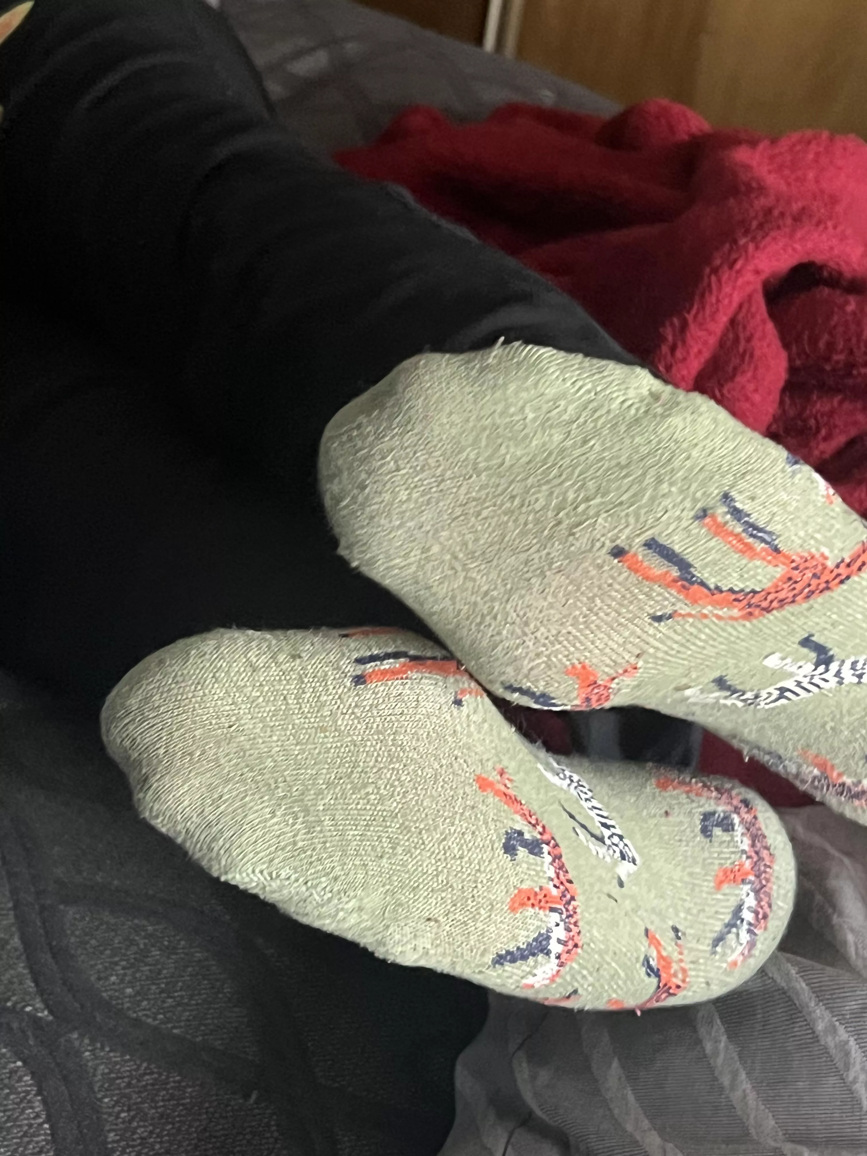 Some well loved ankle socks.