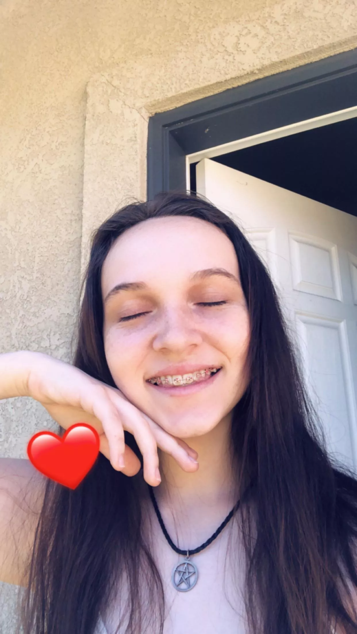 Sometimes my braces make me feel extra cute