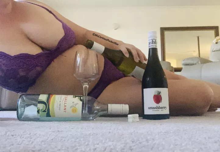 Sorry I missed wishing everyone a merry chrissy…. But I’m back to celebrate NY! I’ve already polished off the first bottle… care to join me? 🥳