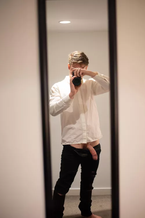 Suck on my big flaccid cock