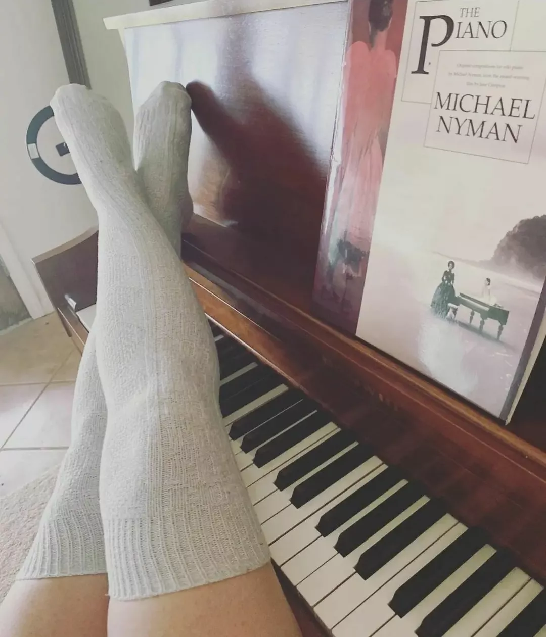 Today I have to wear gray socks