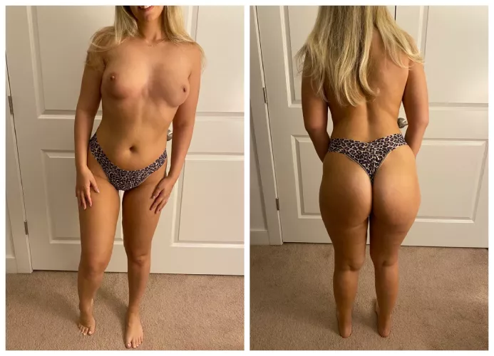 Topless from both angles!