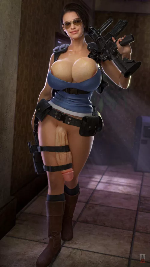 [Unnero11] Very busty Futa Jill Valentine