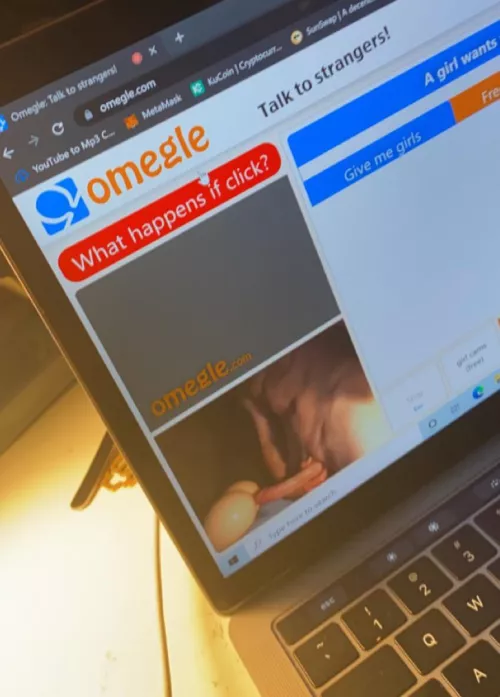 Wanna watch me cum on Omegle? [OC]