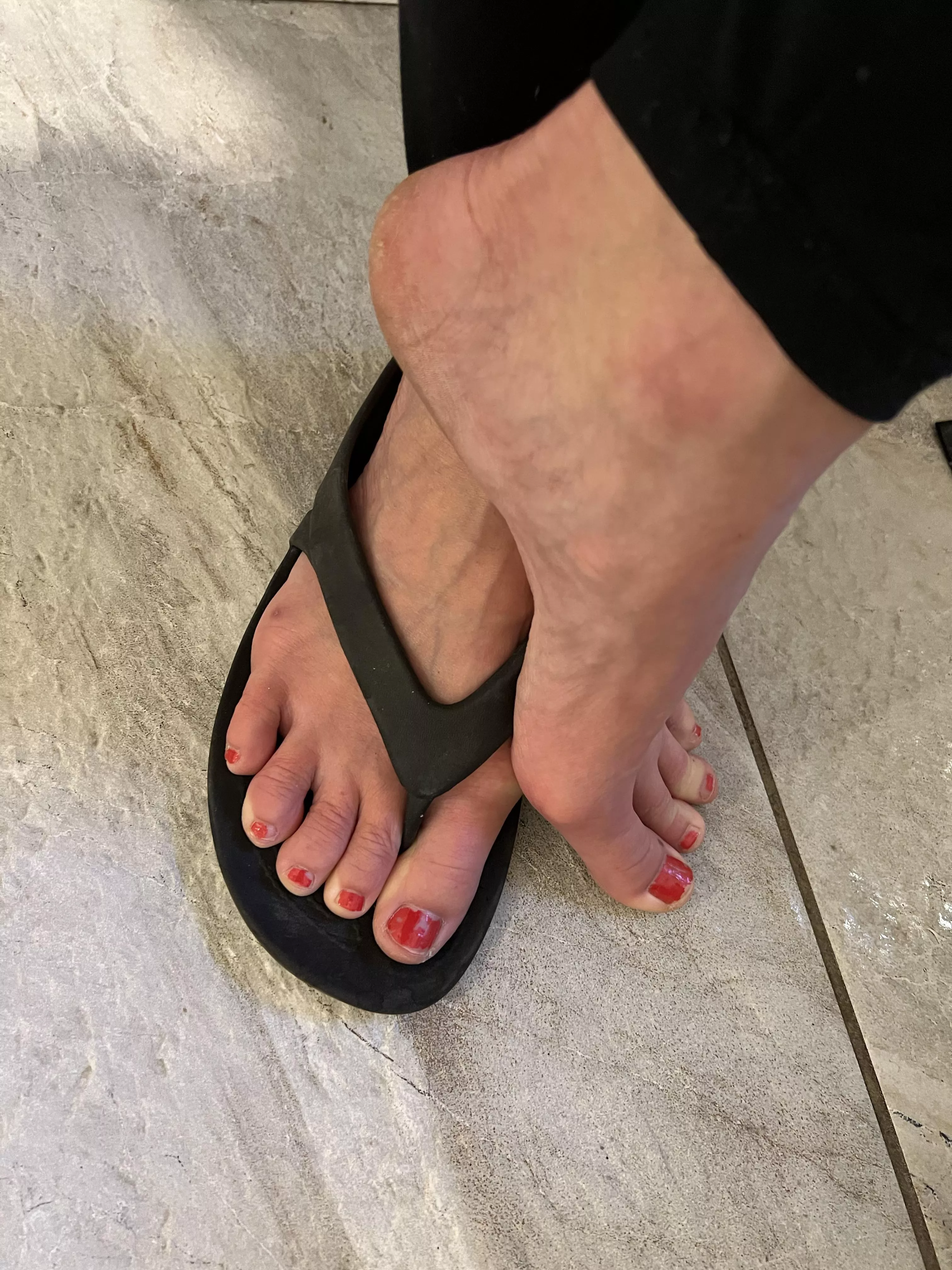 Who wants to lick my toes?