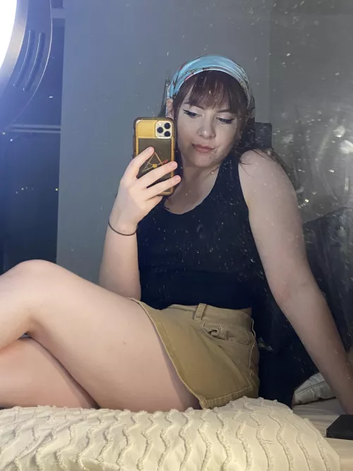 Why should I bother cleaning my mirror when I know you’ll do it for me? [oc] 🖤