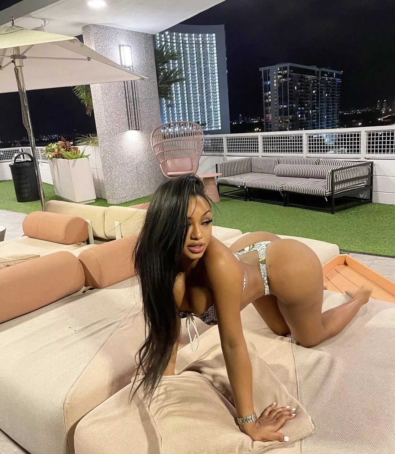 Your husband loves when im on my knees😋😋😋😋 come watch him bend me over